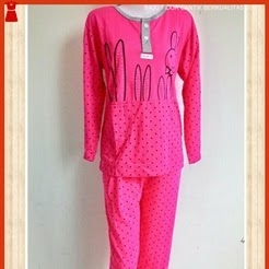 A24WS Jual Pakaian Pijamas Wanita Dewasa Pijamas Pink