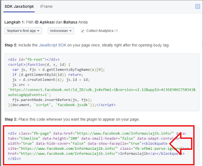 Cara Membuat Widget Facebook Fanpage Untuk Blog