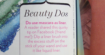 use mascara as liner