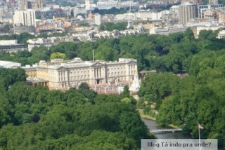 Buckingham visto da London Eye