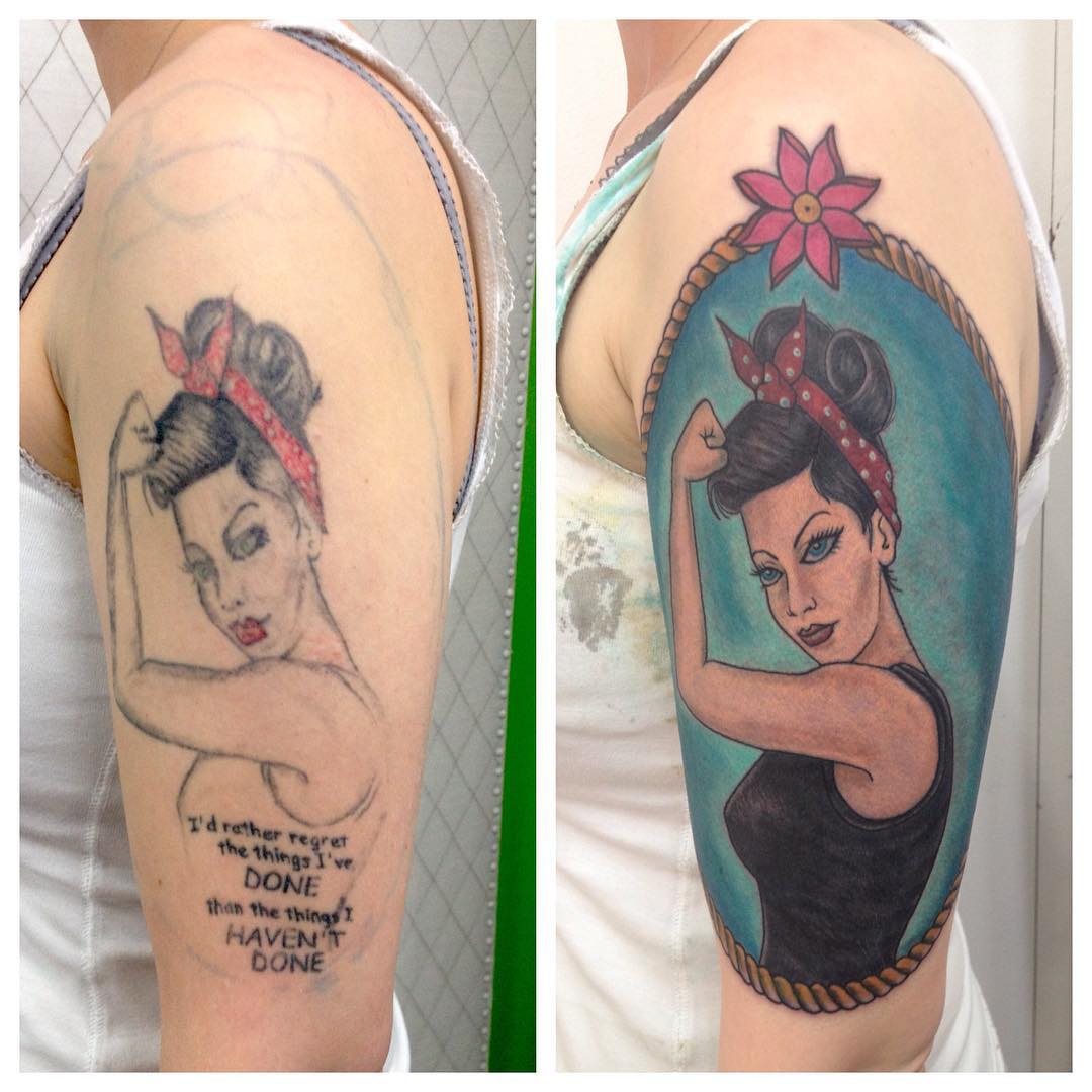 Portrait tattoo cover up remastered ~ z Tattoo Covers