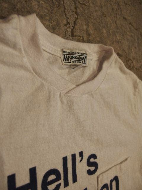 NEPENTHES NY Engineered Garments SUNRISE MARKET Crossing Crew T-Shirt with Hell's Kitchen Music Society