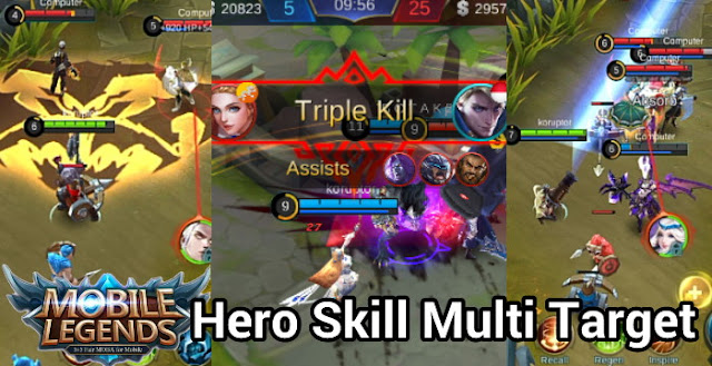 Deadly multi-target hero skills in Mobile Legends