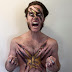 Body paint con super héroes.