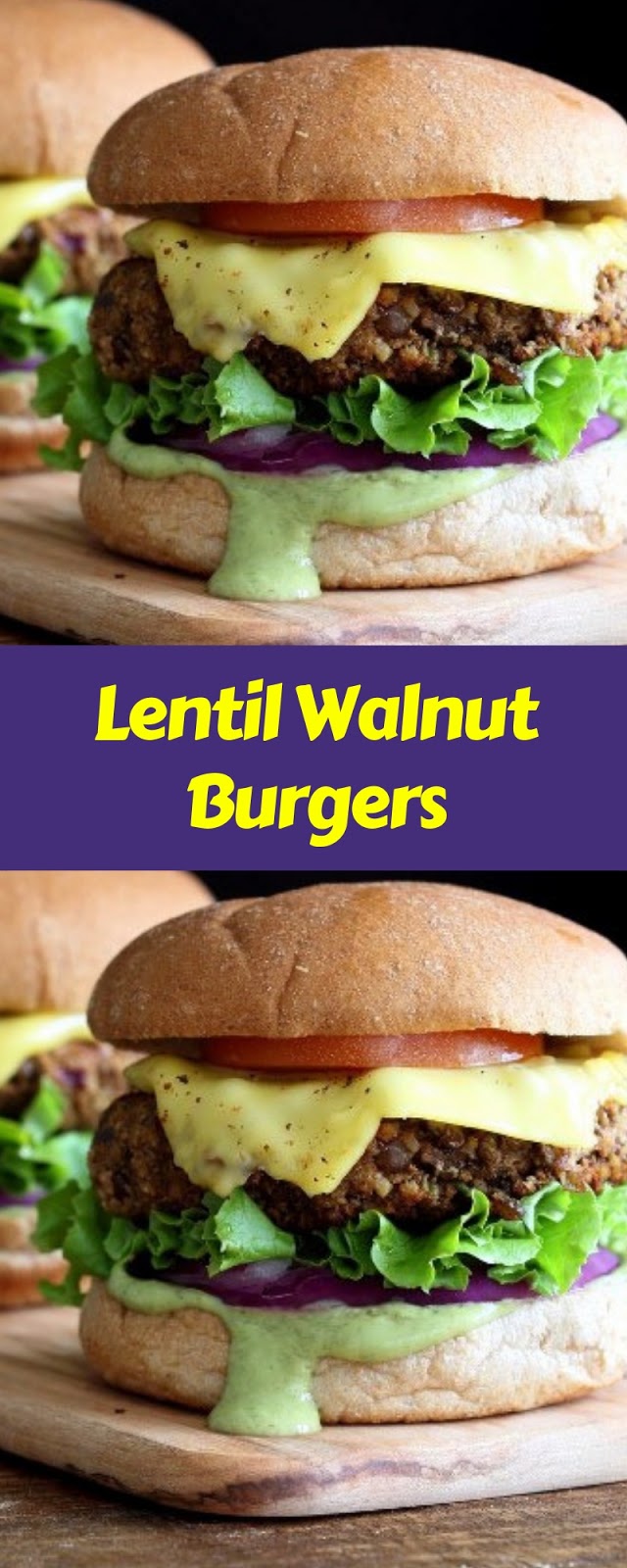 Lentil Walnut Burgers Recipe Lentil Walnut Burgers Recipe