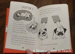 A Mom's Quest to Teach: Book Club: Pug Pals – Such an adorable book about two pugs and the toy bunny they both want to play with. Plus two crafts to accompany the book. #pugs #crafts #paperbagpuppets #bunny #kidscrafts #books