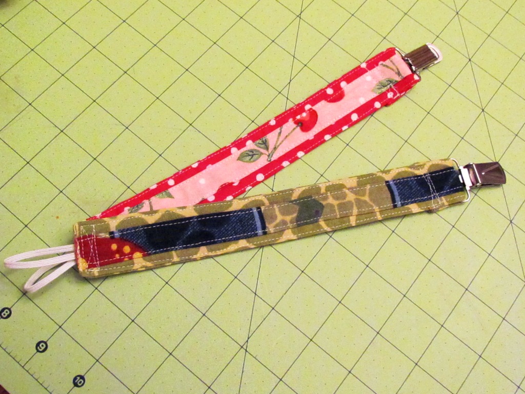 Homemade Sister Pacifier Clips