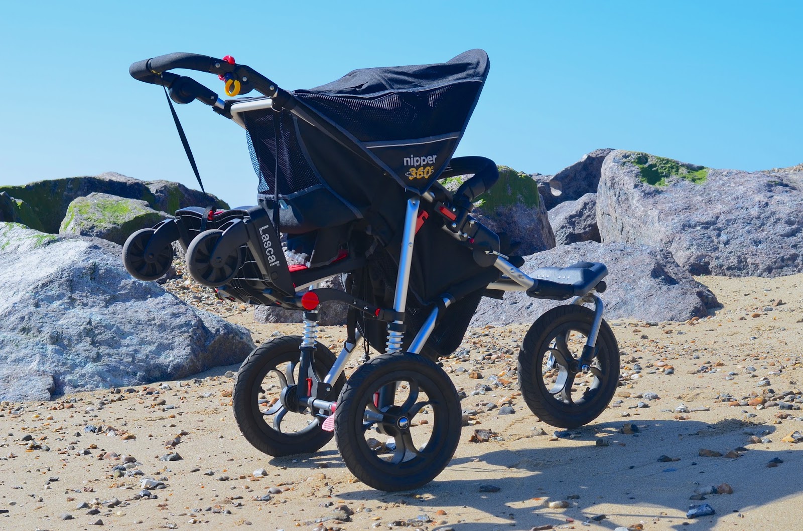 buggy board seat with straps