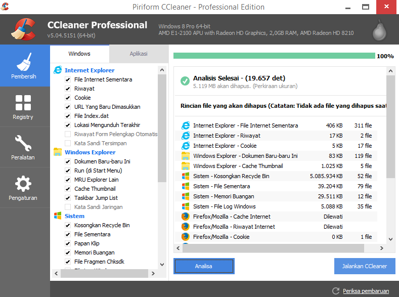 Download CC Cleaner All Edition Full Version
