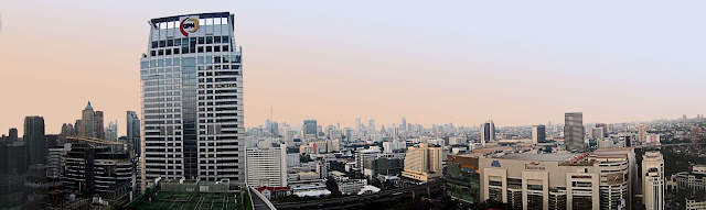 Bangkok skyscraper skyline
