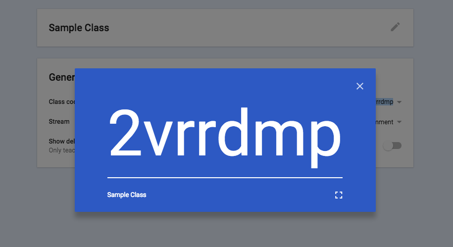 Google Classroom Codes 2018