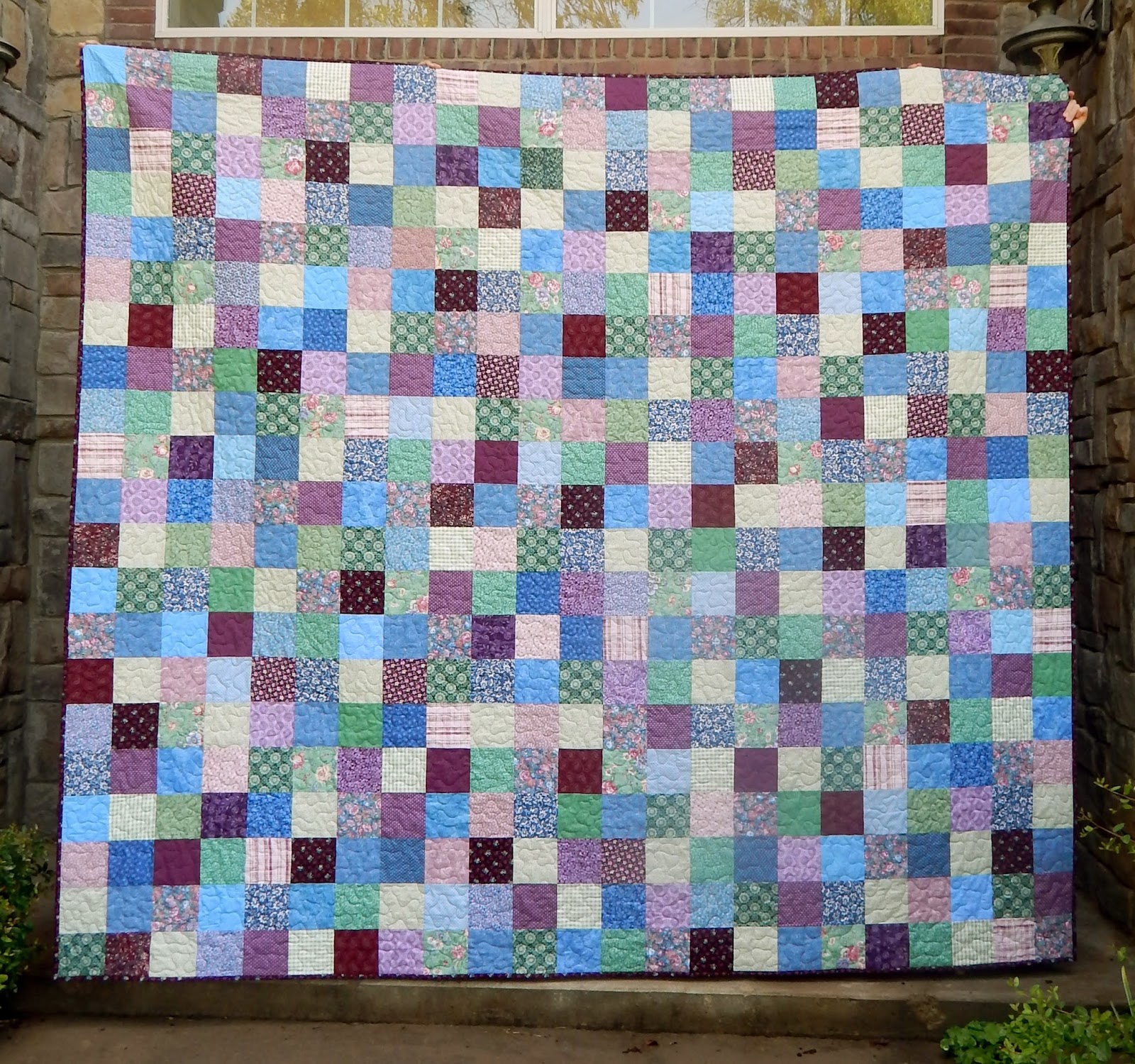 The Fleming's Nine Old Fashioned Patchwork Quilt