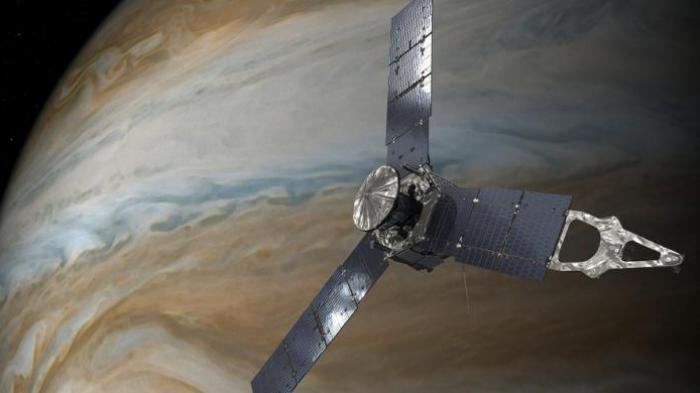 Ini Foto Orbit Pertama Juno di Jupiter Ini Foto Orbit Pertama Juno di Jupiter