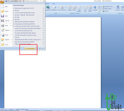 5 mẹo vặt để sử dụng word 2007 nhanh hơn 5 mẹo vặt để sử dụng word 2007 nhanh hơn