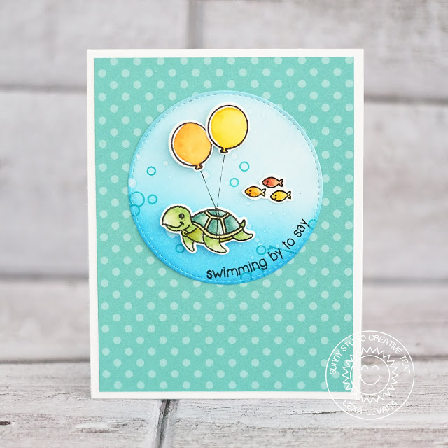 Sunny Studio Stamps: Oceans Of Joy Magical Mermaids Summer Themed Birthday Shadow Box Card by Lexa Levana