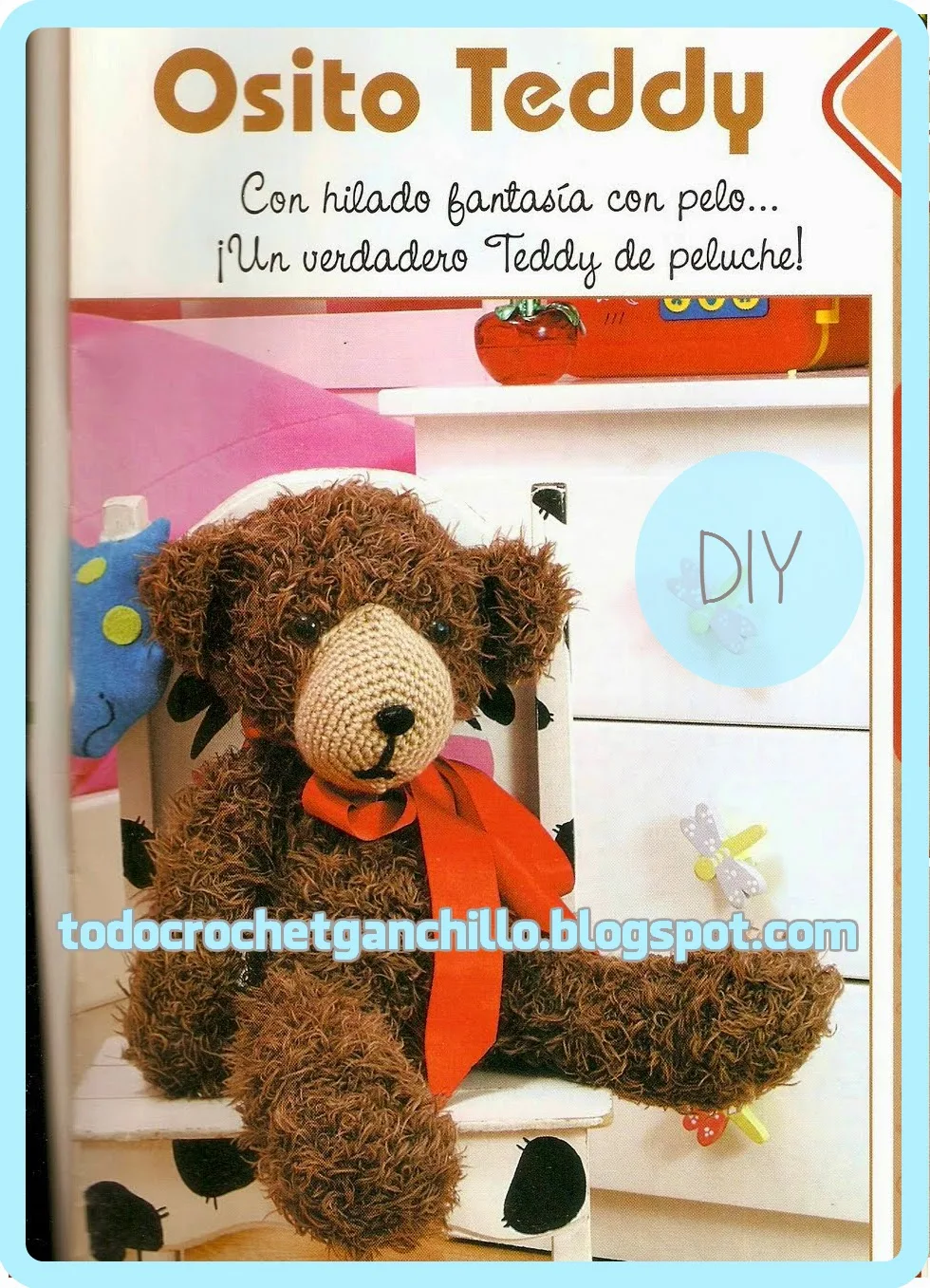 Osito Teddy tejido con ganchillo - explicación en Español