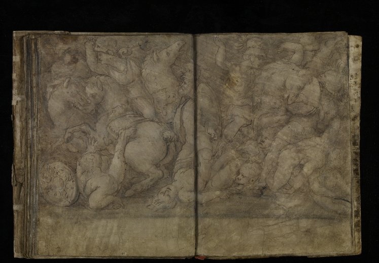 Spencer Alley Amico Aspertini SketchBook on Vellum (British Museum)
