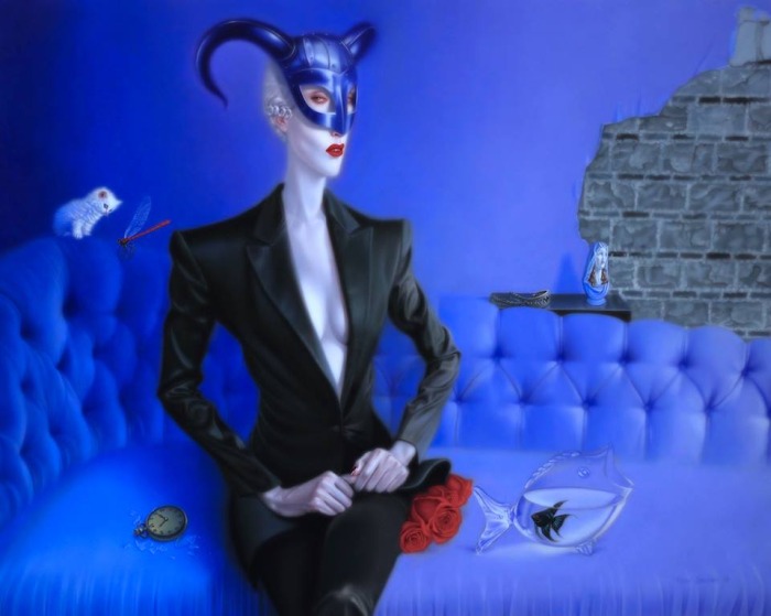 Удлиненные тела с вытянутыми лицами. Troy Brooks