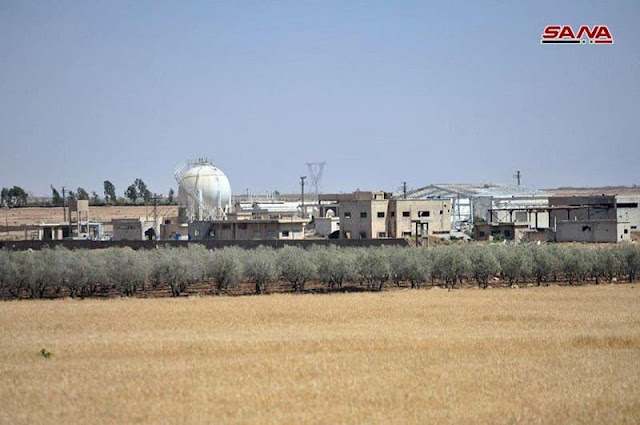 الجيش السوري يستعيد بلدة غرز وصوامعها جنوب شرق درعا.