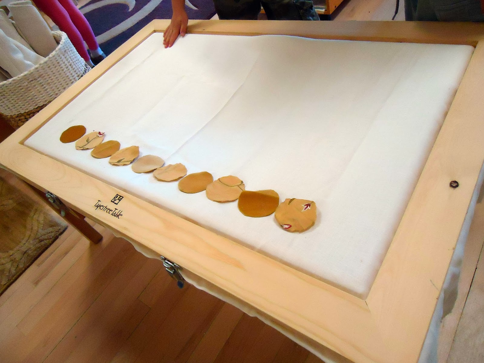 To the Lesson! Sewing Together on the Tapestry Table