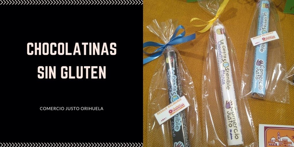 Grupo y Tienda de Comercio Justo de Orihuela Chocolates sin gluten