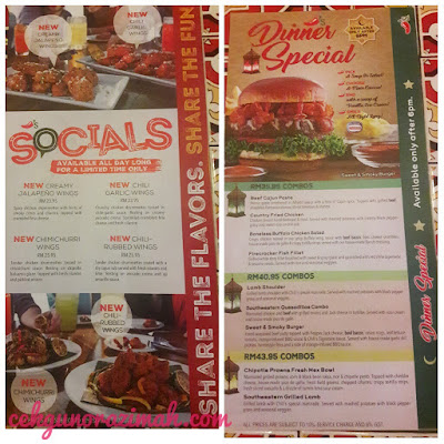 Chili's Citta Mall, chili's, promosi di chili's, dinner special, makanan tex-mex Chili's Citta Mall, chili's, promosi di chili's, dinner special, makanan tex-mex