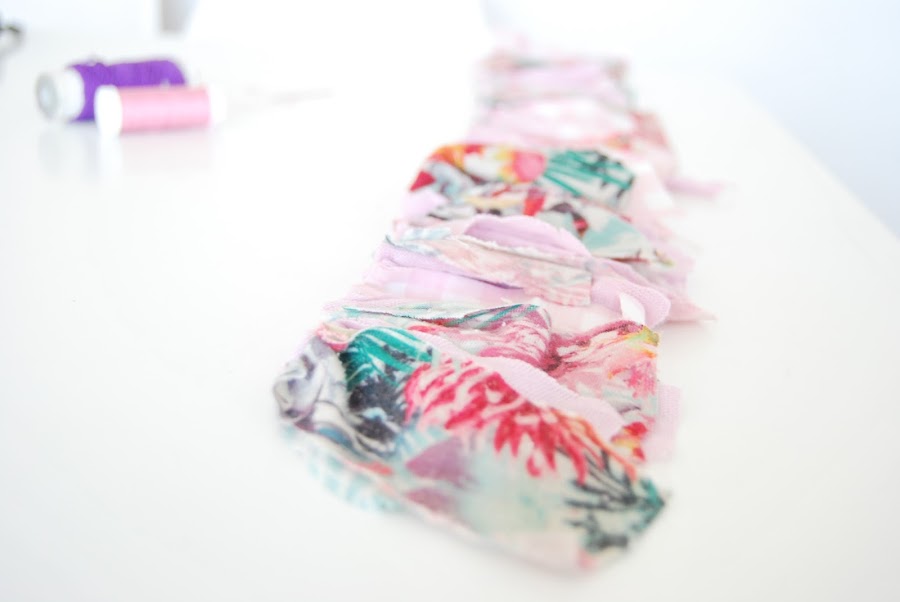 tutorial capazo pintado con flecos con retales