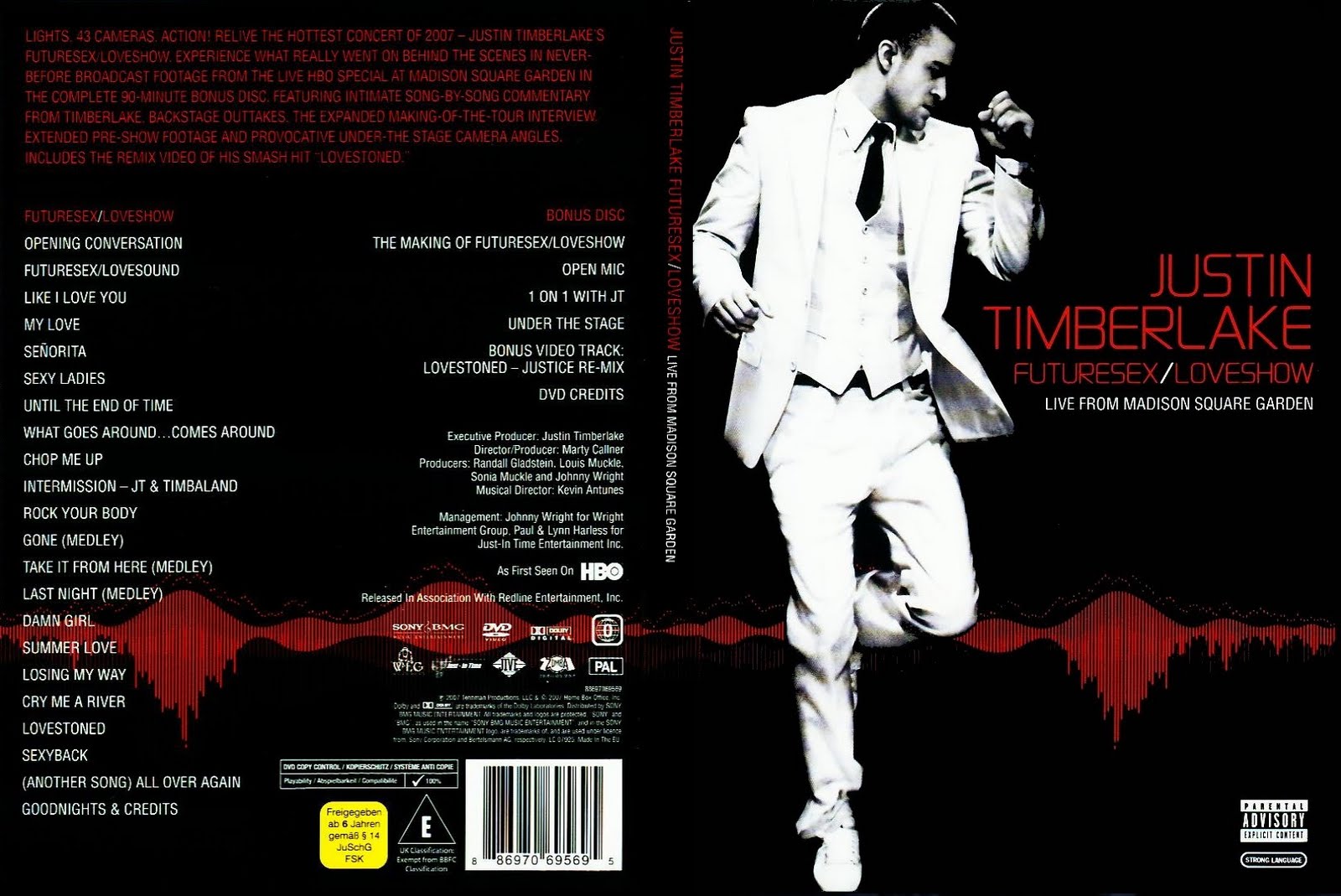 Timberlake, Justin Futuresexlovesounds Zomba Records Vinyl Record