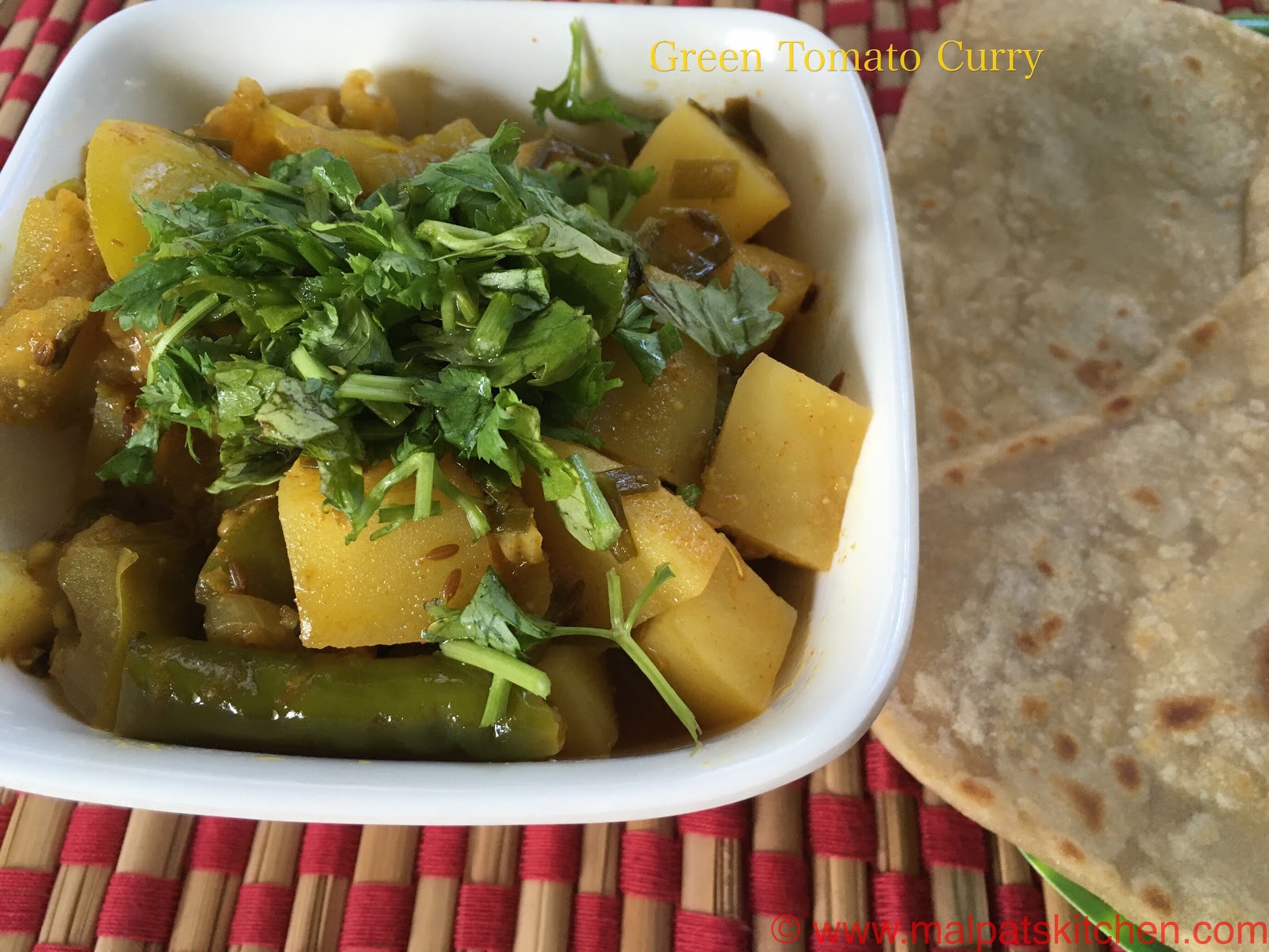 GREEN TOMATO CURRY Malpats Kitchen