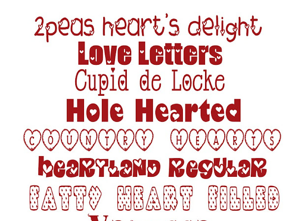 14 Must Have Valentine Fonts!