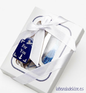 Elegante abridor con forma de ancla para bodas abridor de botellas presentado en caja de regalo como obsequio para los invitados de boda