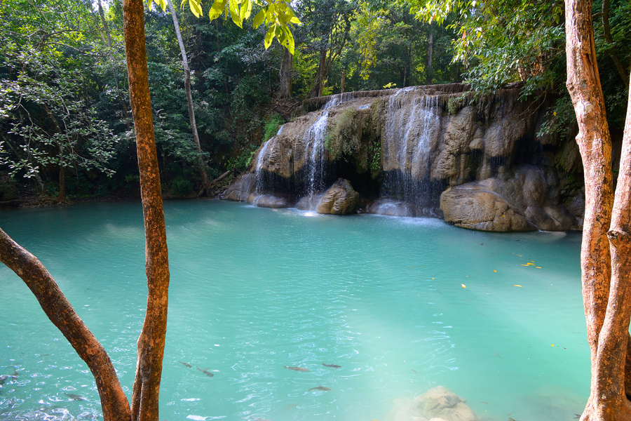 wodospady erawan, kanchanaburi wodospady erawan, kanchanaburi