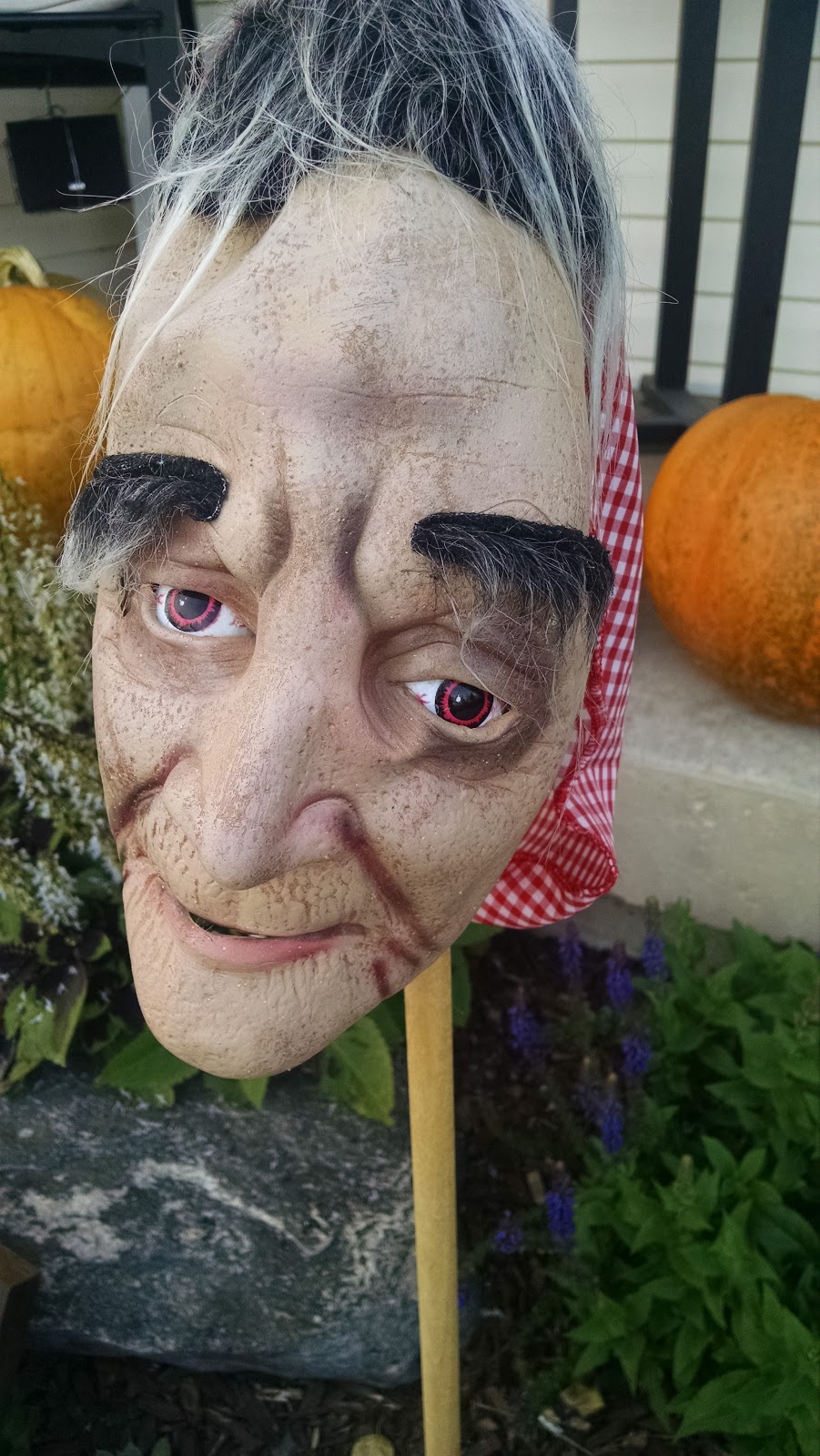 Must Run in the Family How to Glue Eyes on a Halloween Mask