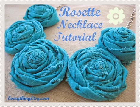 Rosette necklace