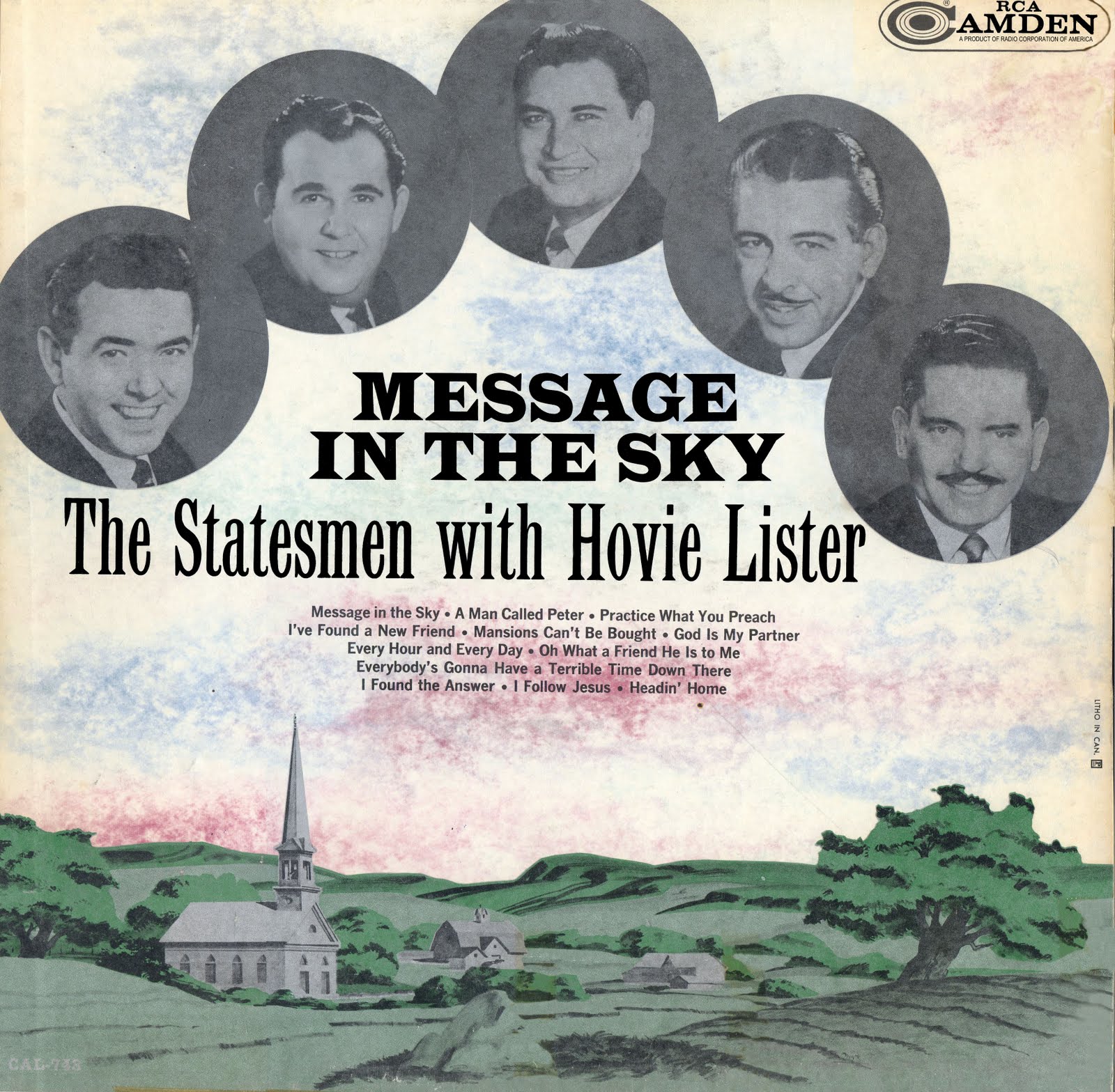 All Day Singin' The Statesmen with Hovie Lister Message In The Sky