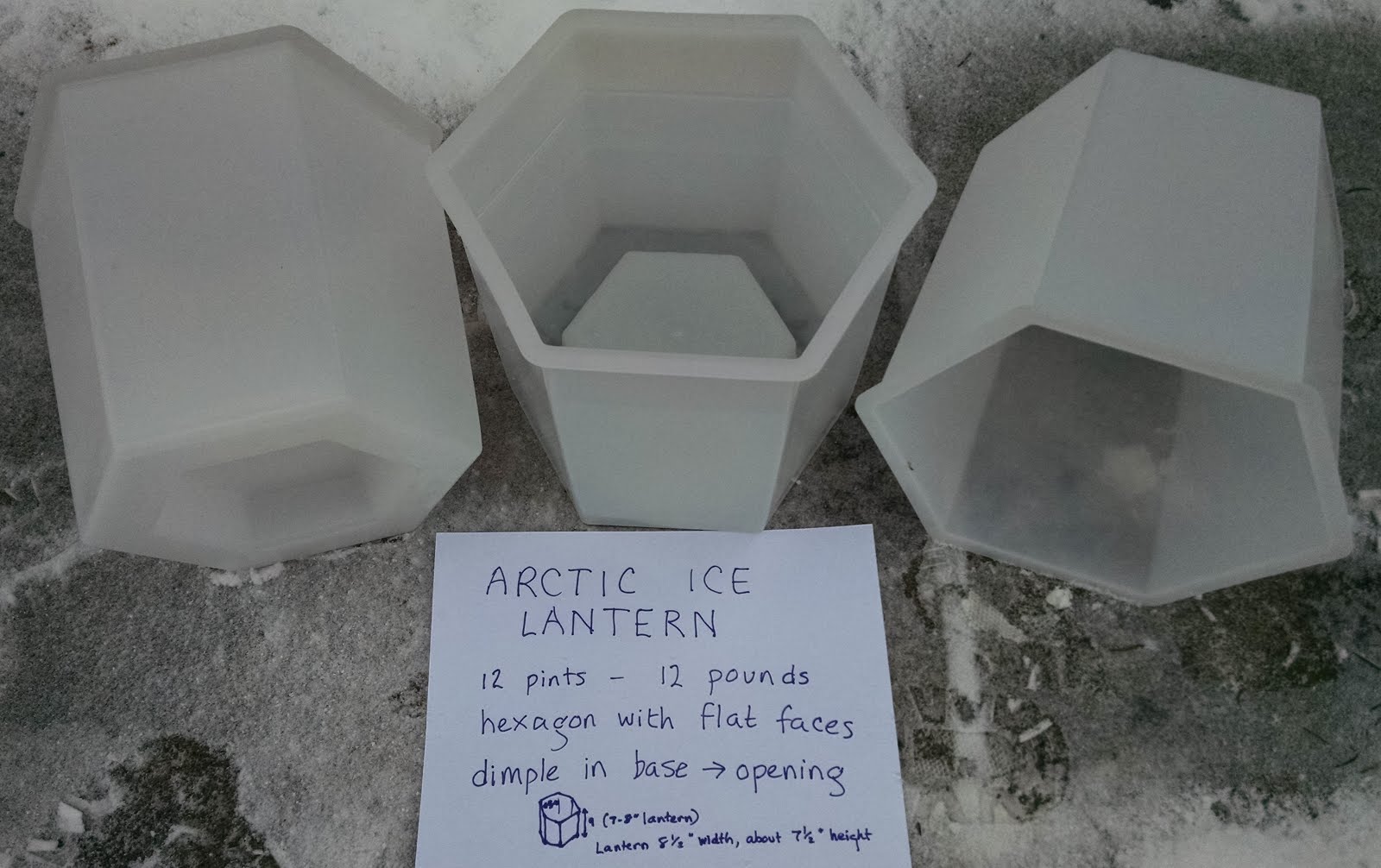 Ice Lanterns how to make and decorate them