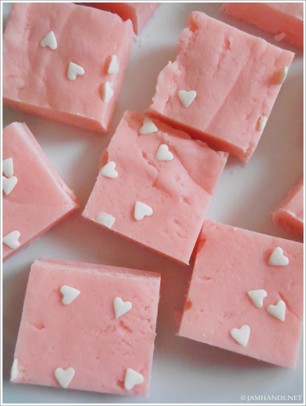 Strawberry Cream Fudge