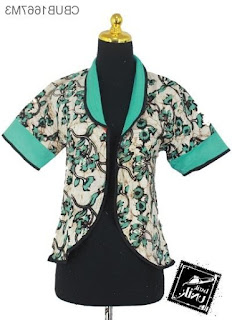 Contoh baju batik wanita kantor elegan Contoh baju batik wanita kantor elegan