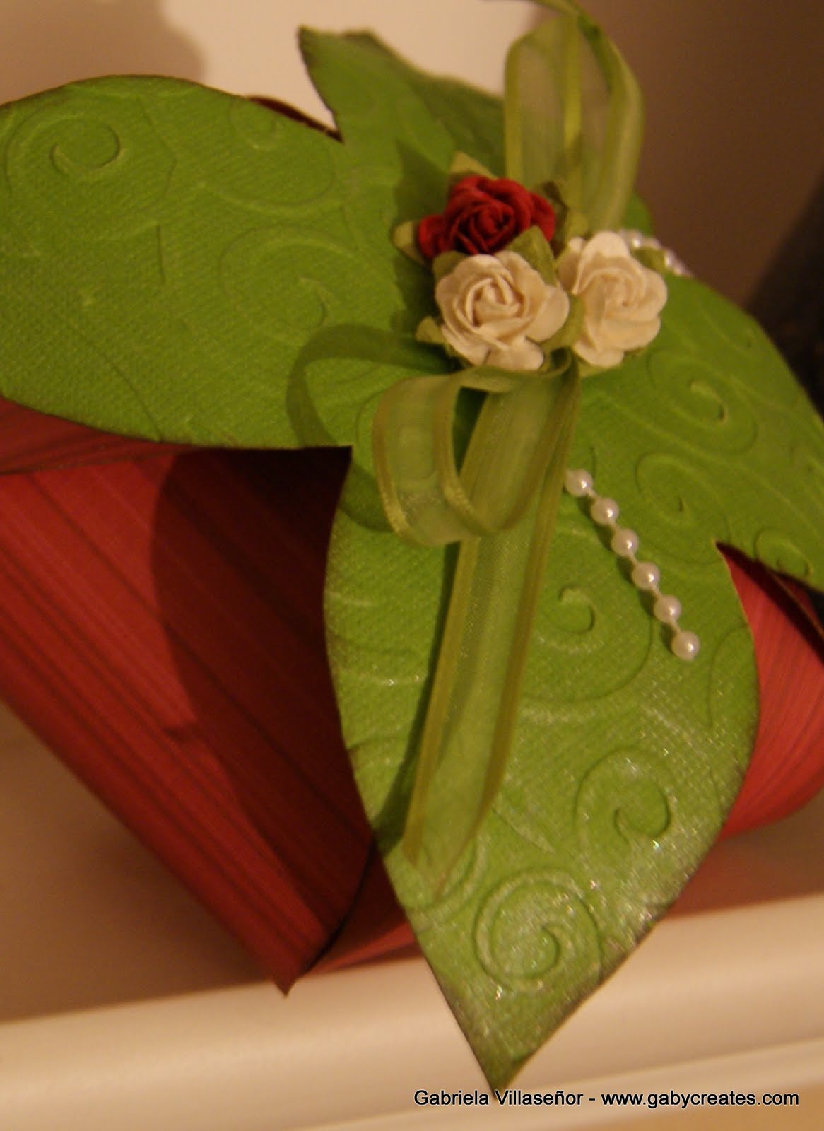 She's a Sassy Lady Strawberry Box Cricut Flower Shoppe