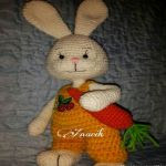 patron gratis conejo amigurumi, free pattern amigurumi rabbit