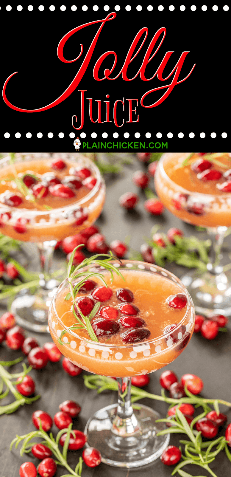 Cranberry Mimosas (Jolly Juice) Plain Chicken®