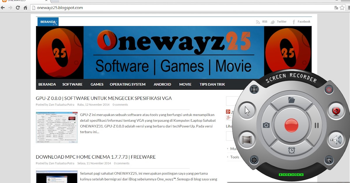 Download ZD Soft Screen Recorder v8.0 Full Serial (Free) ONEWAYZ25