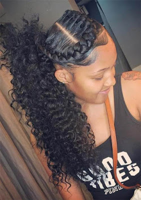 24+ ways To Do Feed In Ponytail with Side Braids Hairstyles Similar to cornrows feed in braids are the new and hip style of 24+ ways To Do Feed In Ponytail with Side Braids Hairstyles