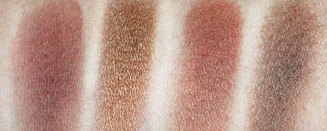 makeup geek wild west, pretentious, cocoa bear and mocha review and swatch