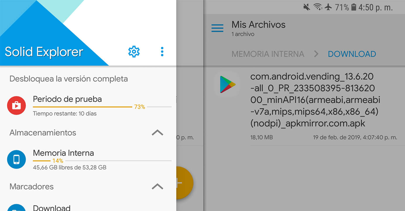 instalar google play store en solid explorer