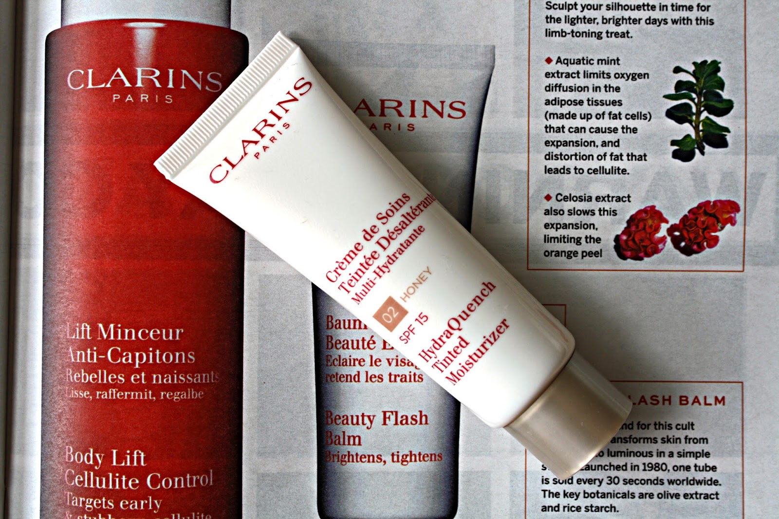 This London Life Clarins HydraQuench Tinted Moisturiser SPF 15