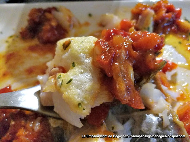 Bacalao Con Tomate Y Muselina De Ajos
