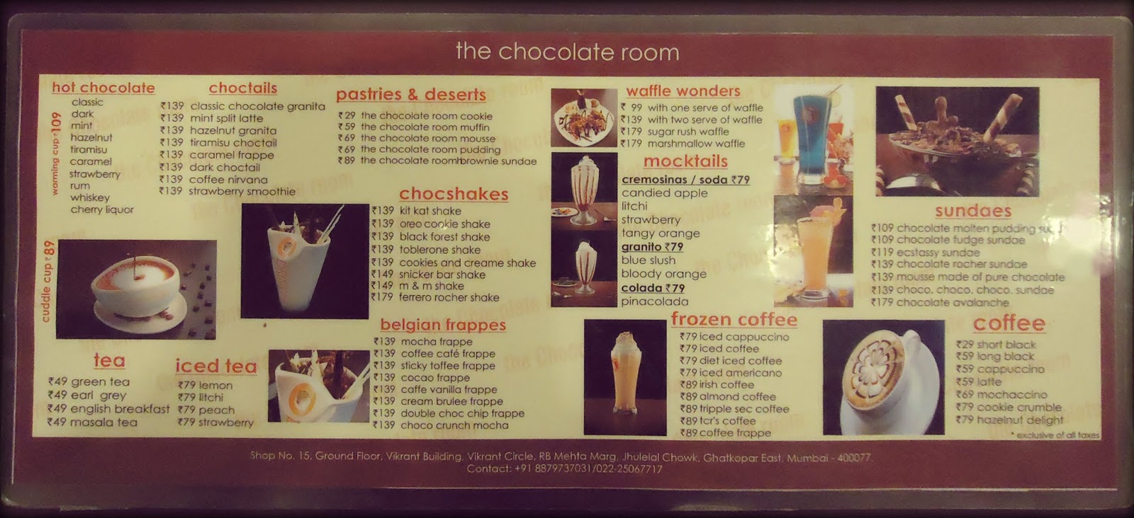 Chocosophy The Chocolate Room, Ghatkopar, Mumbai