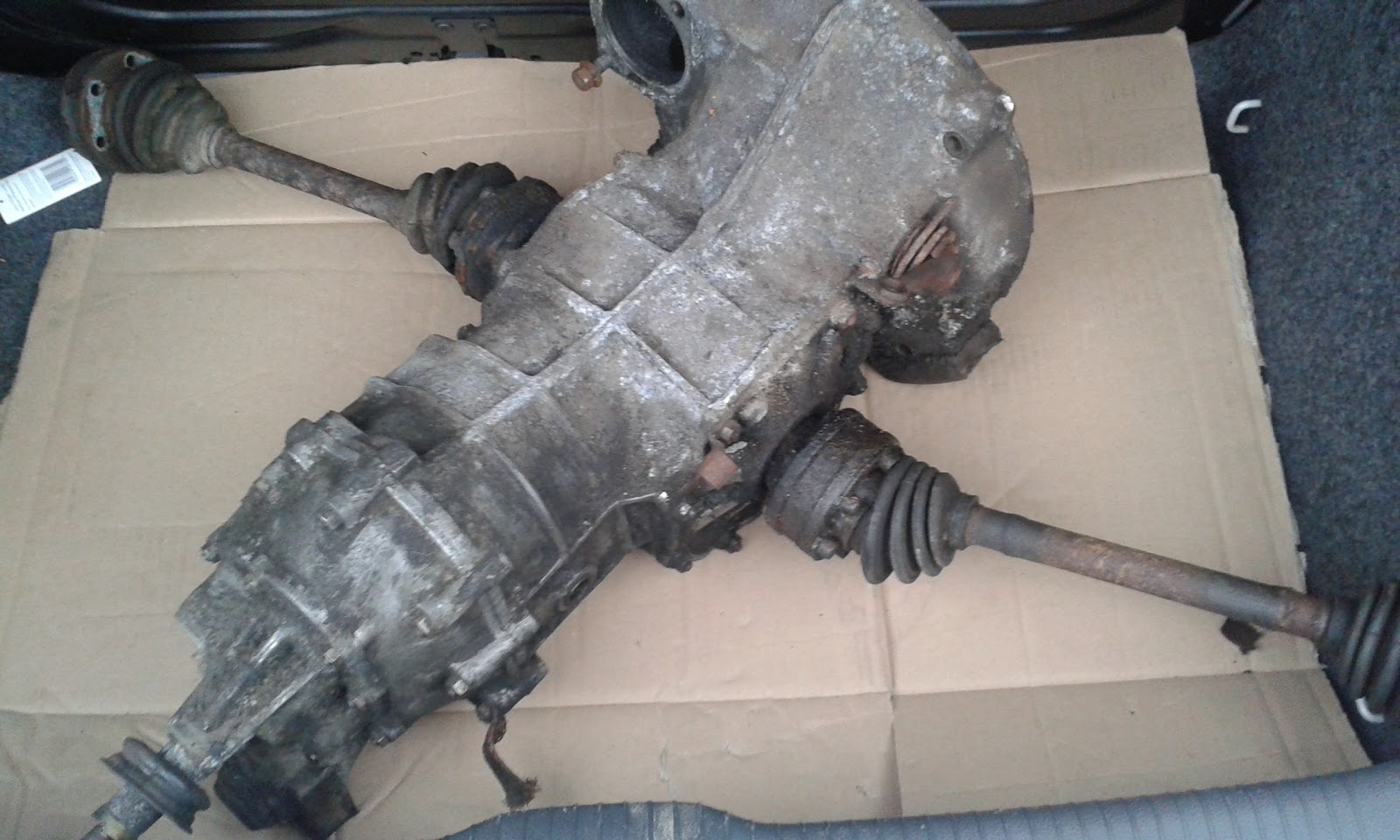 VW Type 2c Campervan Broken Gearbox Phase 1 New gearbox