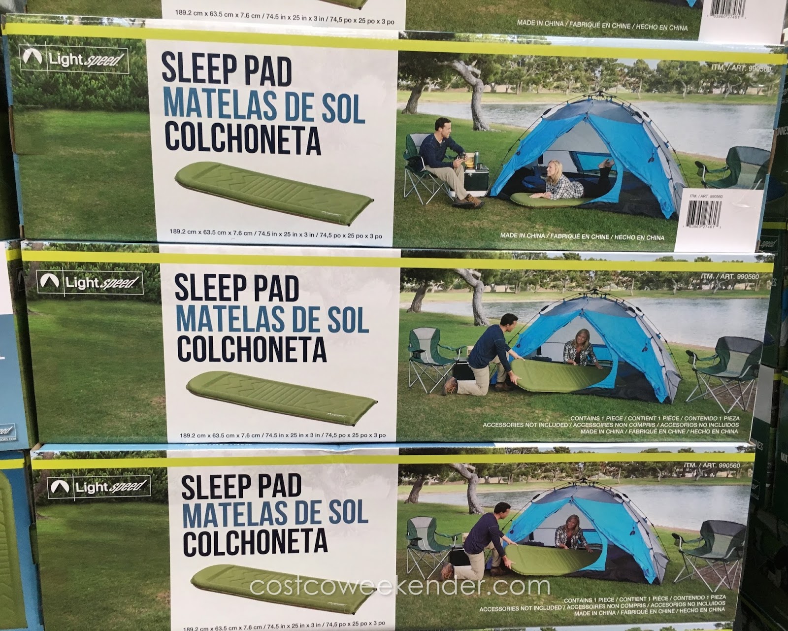 Lightspeed Self Inflating Camp Sleep Pad Costco Weekender